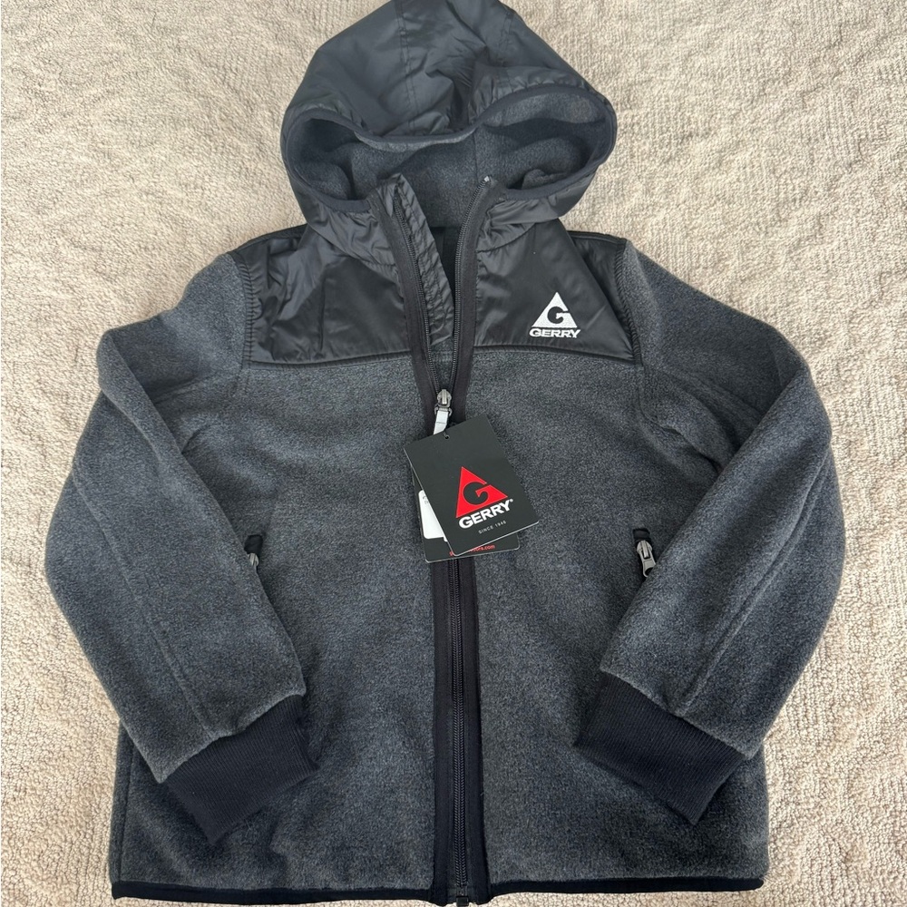 NWT Boys Gerry Fleece Hooded Jacket